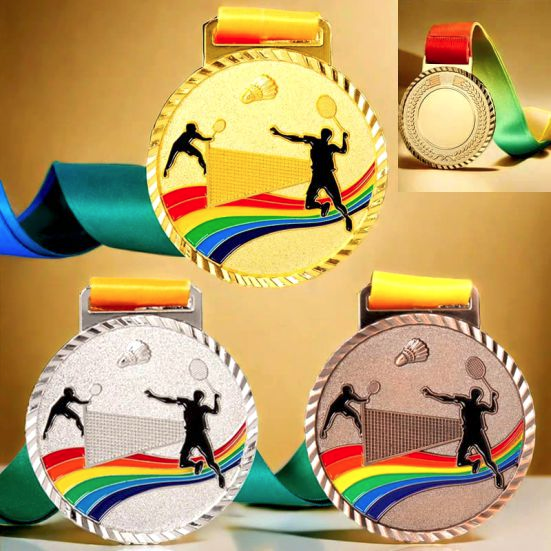 IRM 237 Badminton - 3D Sports Medal