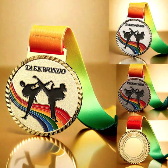 IRM 239 Taekwondo - 3D Sports Medal