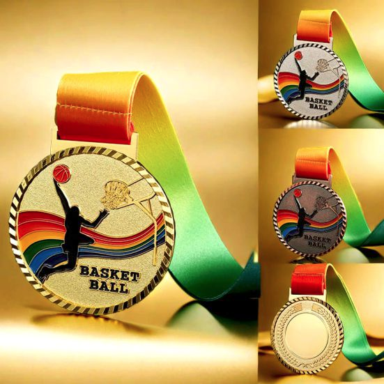 IRM 240 Basketball - 3D Sports Medal