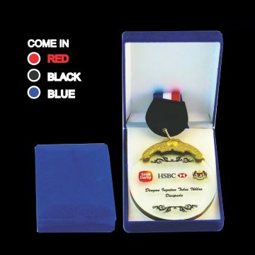 Simple Velvet Medal Box